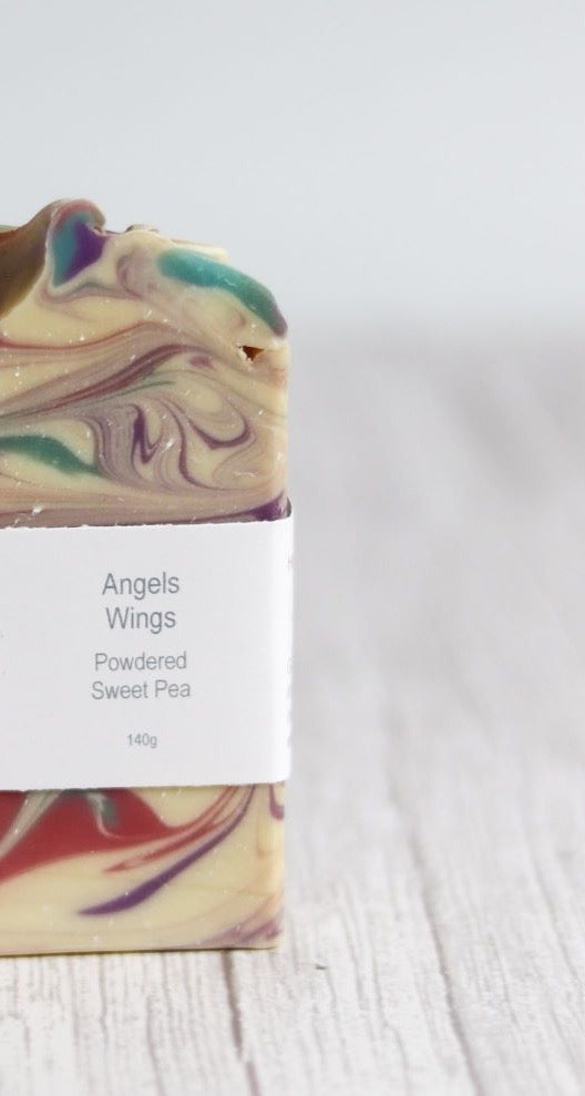 Soap, Angel Wings, Powdered Sweet Pea