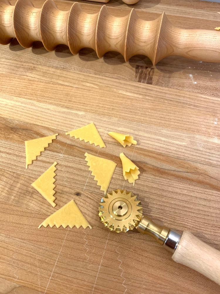 Pasta Cutters, Brass, Hardwood, Traditional (+ Options)