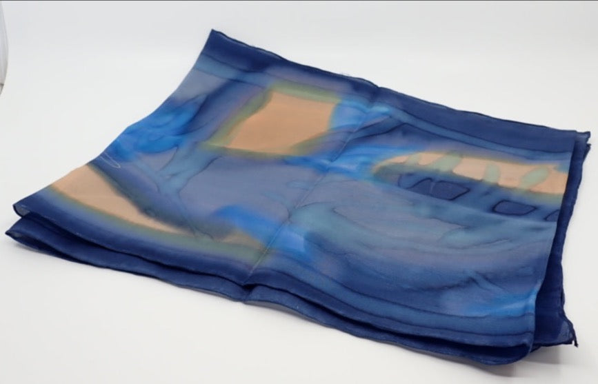 Silk Scarf, Hand-Painted (+ Options)