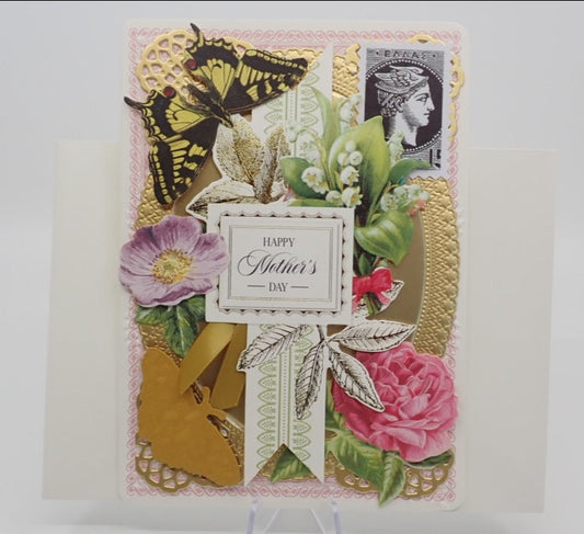 Mother's Day Card, Victorian Inspired, A7 Size