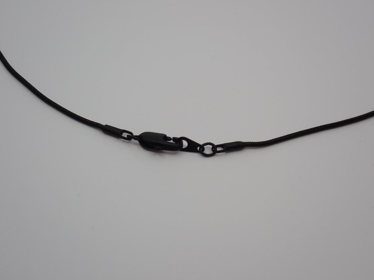 Necklace, Relaxed Cube, Black Zinc