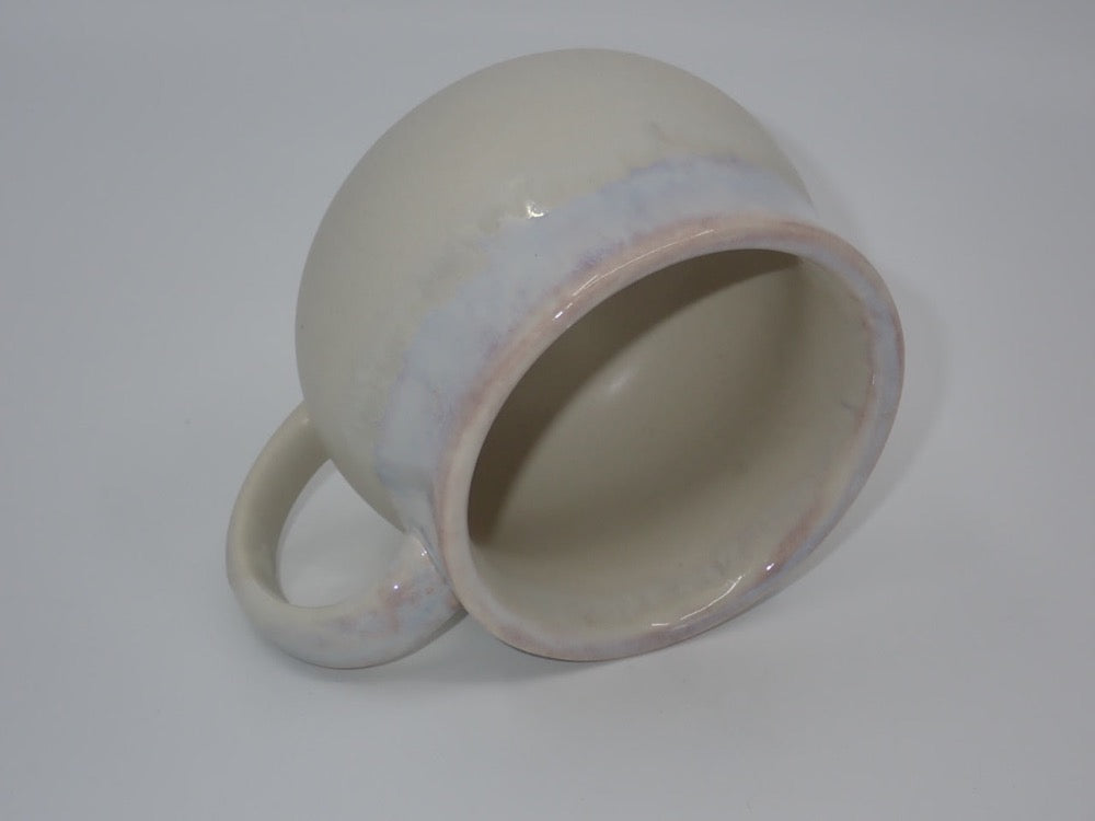 Coffee Mug, Potbelly, Stoneware, Lavender Mist, Custom Glazed, POS