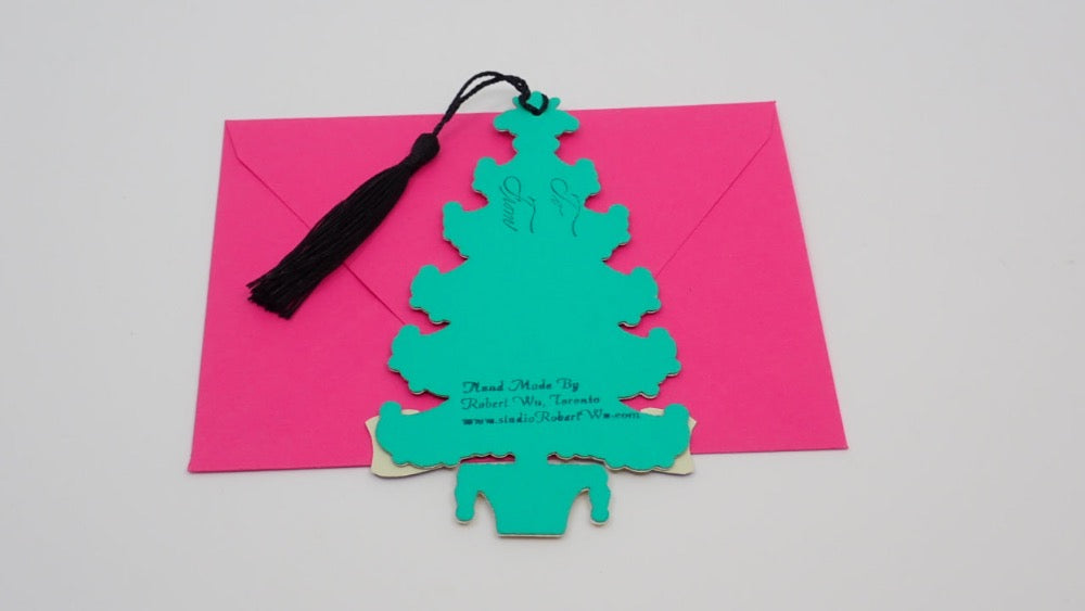 Bookmarks, Victorian Christmas Tree/Santa