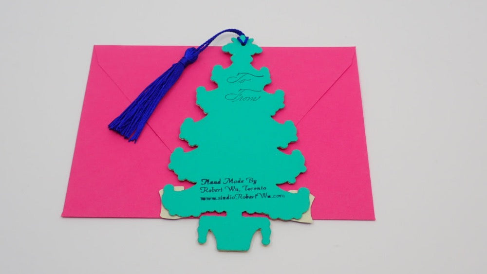 Bookmarks, Victorian Christmas Tree/Santa