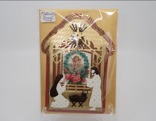 Greeting Cards, Christmas, Nativity Easel Card