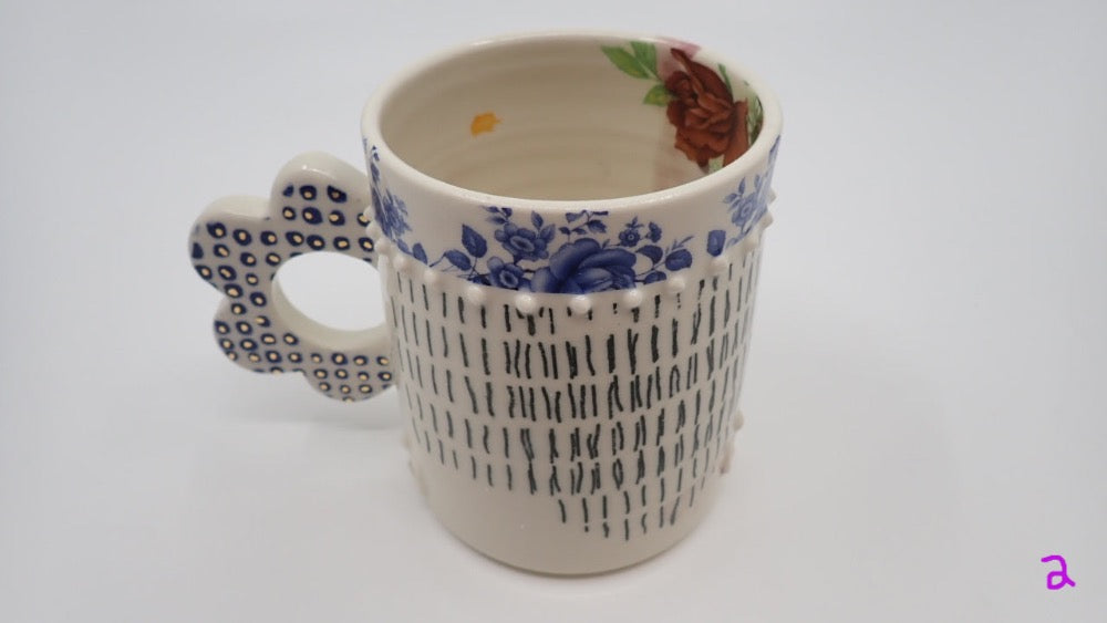 Coffee Cup, Roccoco Bling Bling, Porcelain (+ Options)