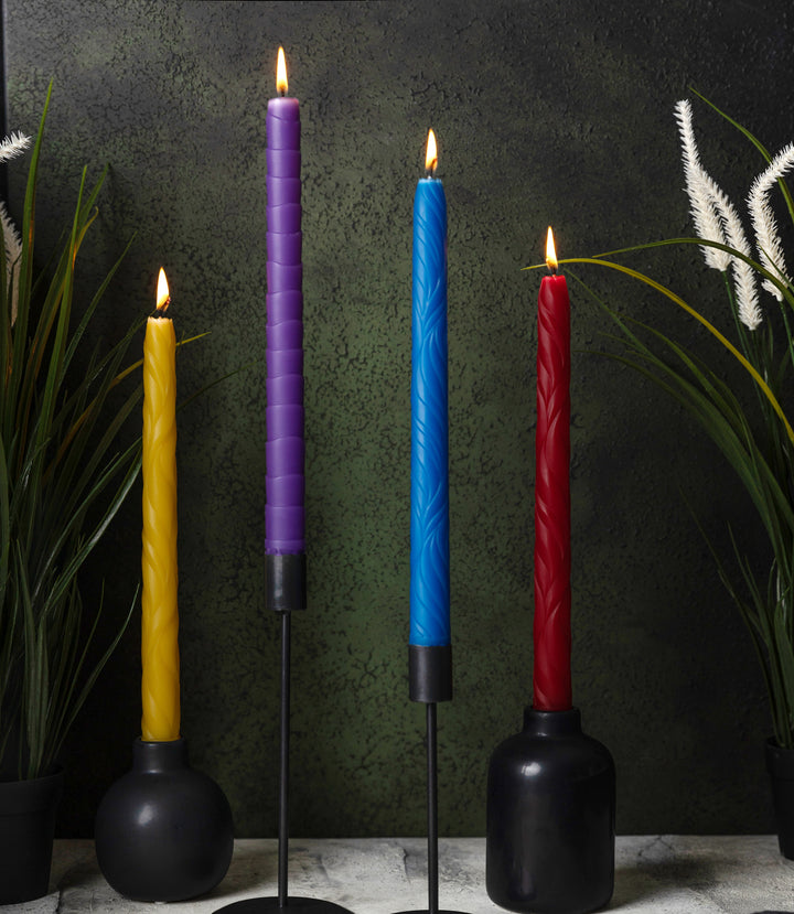 Candles, 12" Pairs, Tapers, Passion (+ Options)
