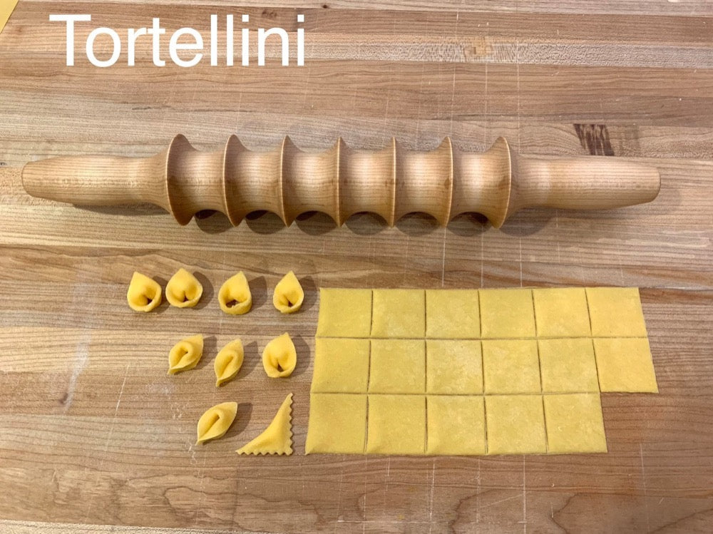 Tortellini Pin, Hard Maple, Pasta Cutter