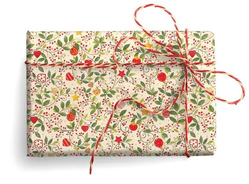 Christmas Vines / Kartos Italian Wrapping Paper