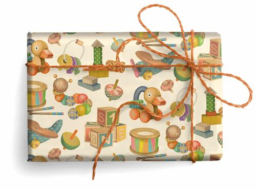 Wooden Toys / Kartos Italian Wrapping Paper