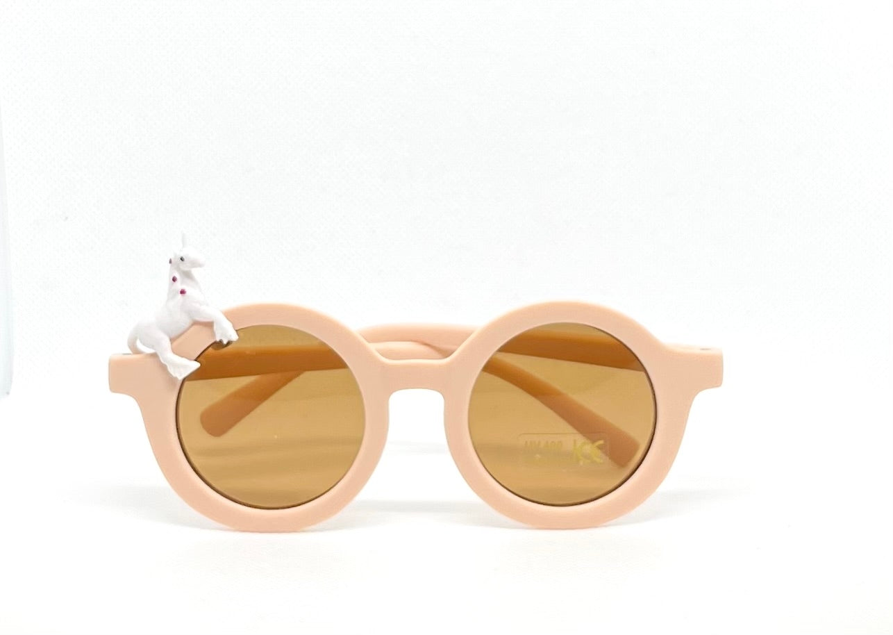 Sunglasses, Round, Young Girl, Pearls, Decals (+ Options)