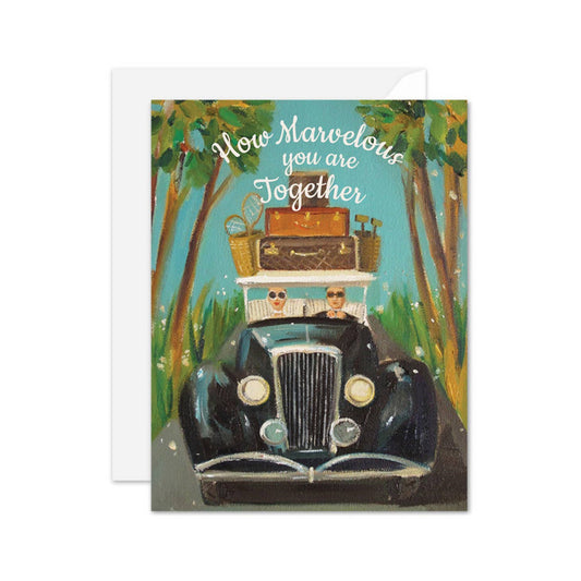 Wedding Card, "How Marvelous You Are Together"