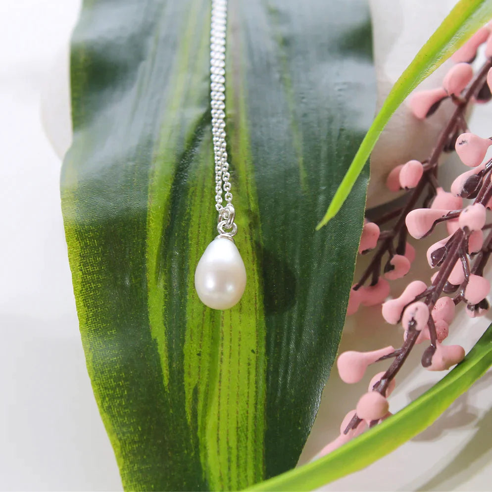 Necklace, Bethany, Freshwater Pearl, Sterling Silver