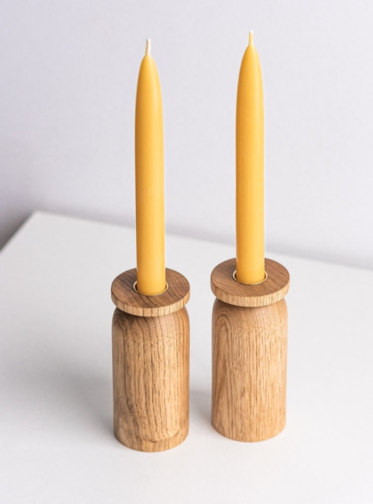 Candle Holder, Butternut Wood, Lighthouse