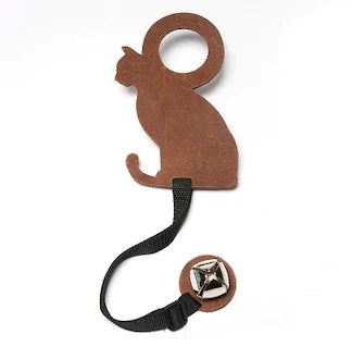 Cat Training Potty Bells, Cat Toys, Leather (+ Options)