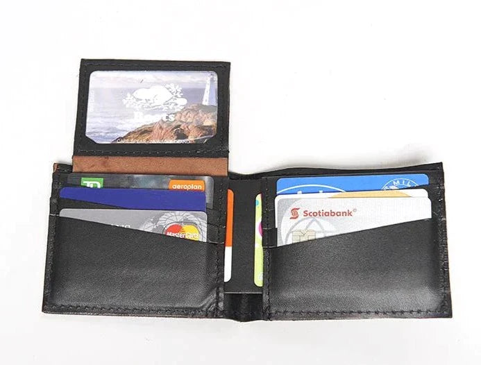 Men's Wallet, Genuine Leather, The Jimmy with I.D. Windows (+ Options)