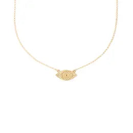 Necklace, Bleu Oriental - Be Trusting, Gold Vermeil, Gold-Filled