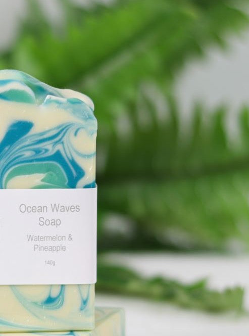 Soap, Bar, Ocean Waves, Natural Ingredients