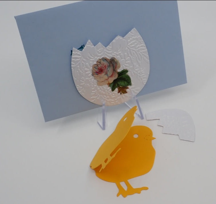 Easter Cards, Antique Victorian Inspired, Egg & Chick,