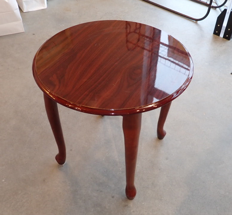 Small Round Table, Solid Wood,