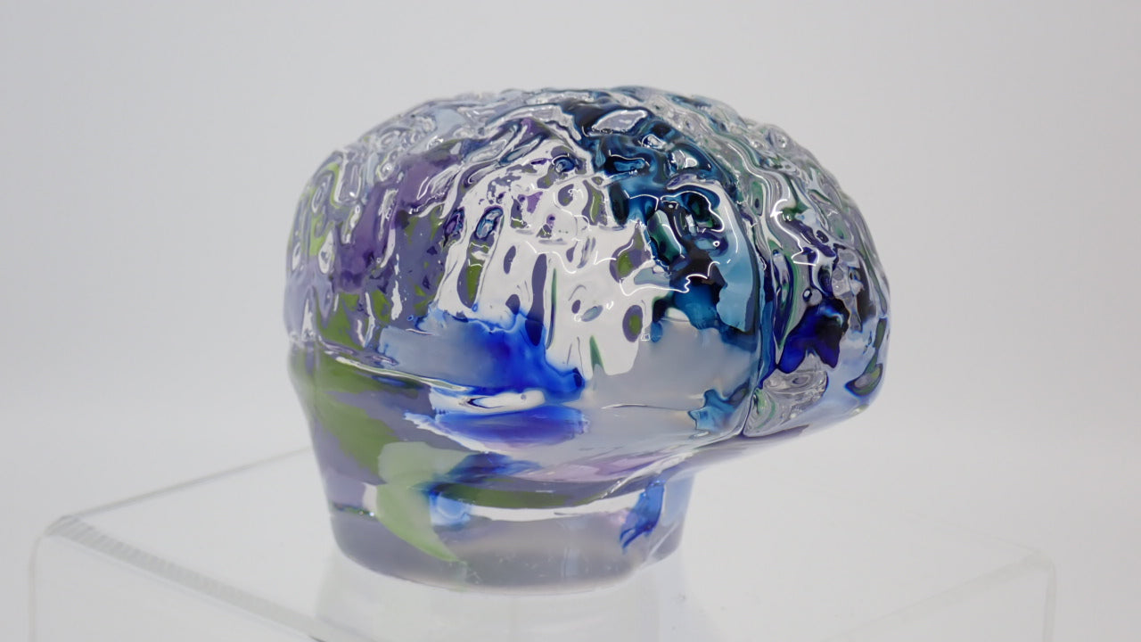 Mini Brain, Blown Glass