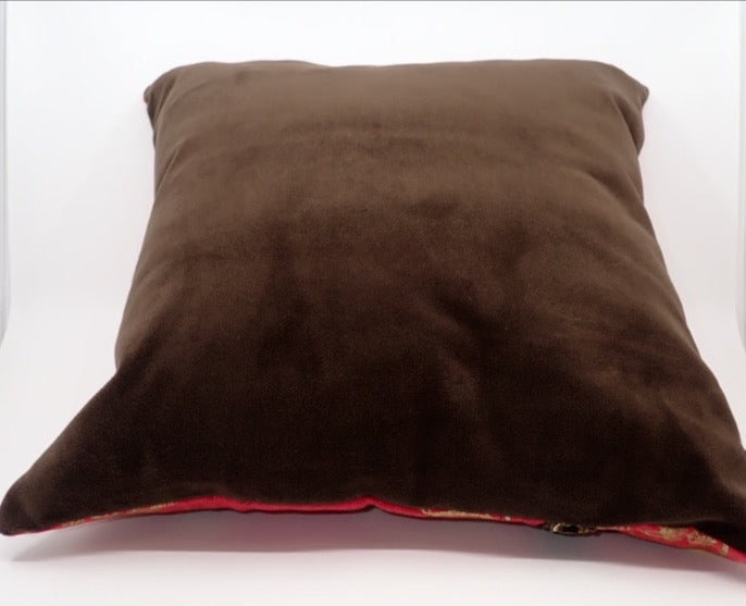 Pillows, Bohemian Style, Brown and Red