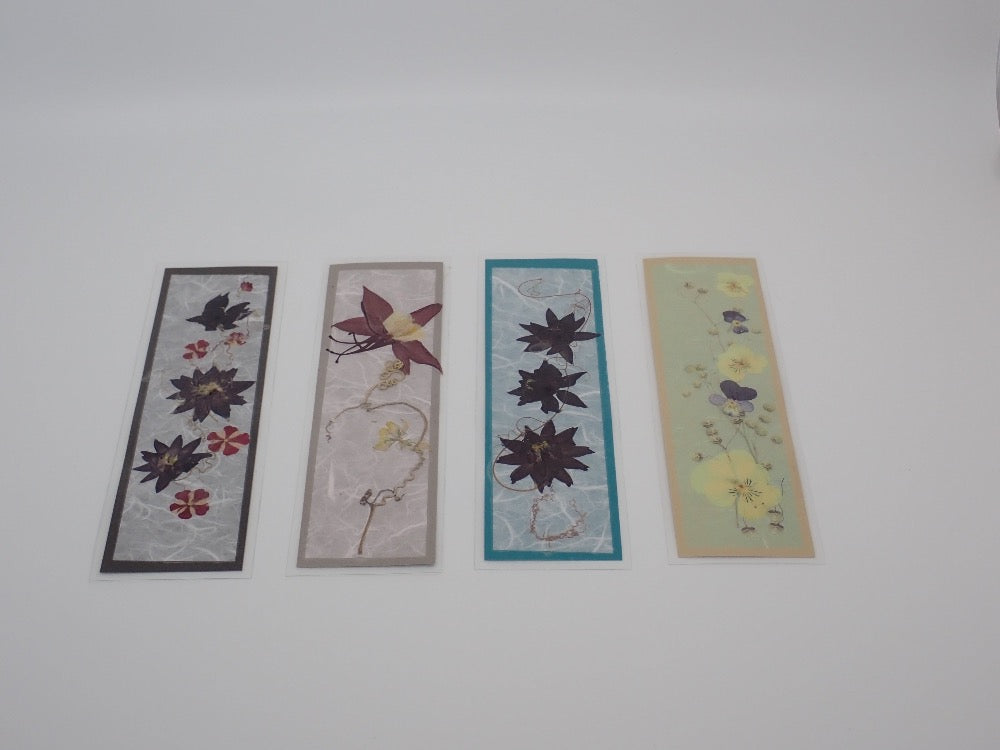 Bookmark, Natural Flowers, (+ Options)