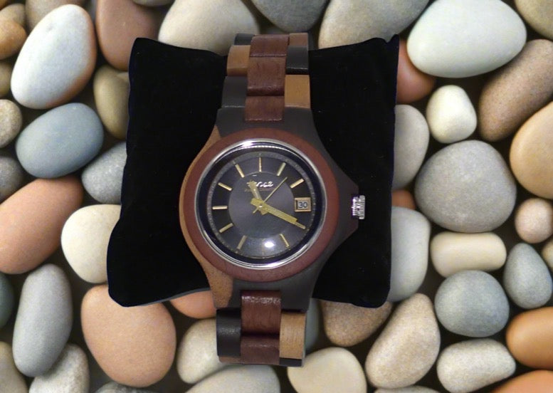 Watch, Wood, Metro, Unisex, Round Face