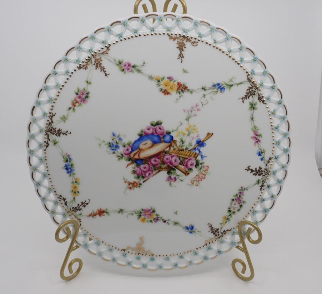 "Garden Song", Original Art, Porcelain Serving Platter