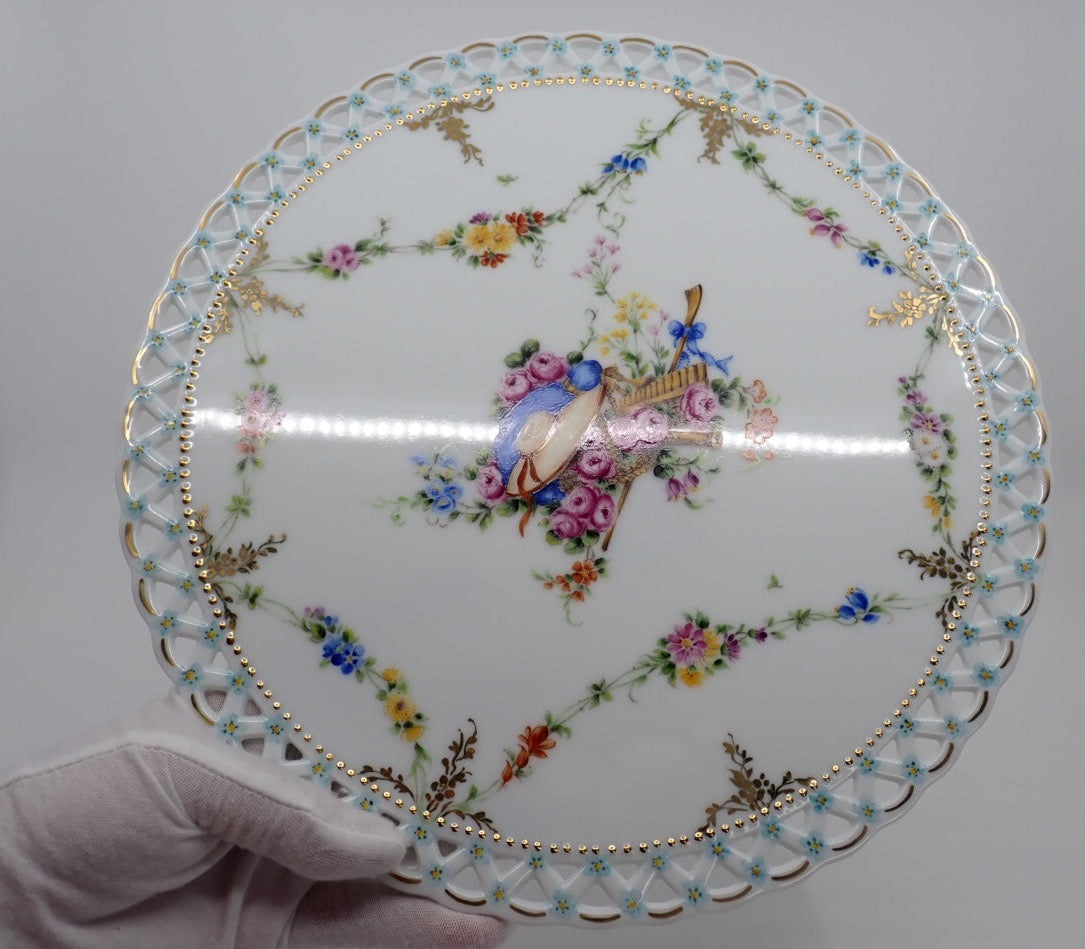 "Garden Song", Original Art, Porcelain Serving Platter