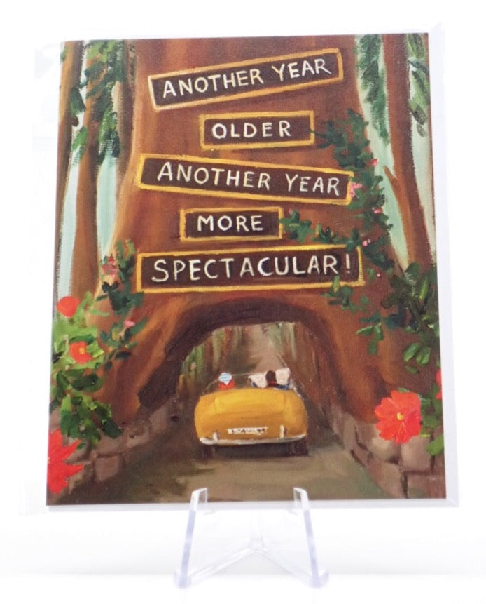 Greeting Card, Birthday, Redwood Drive-thru