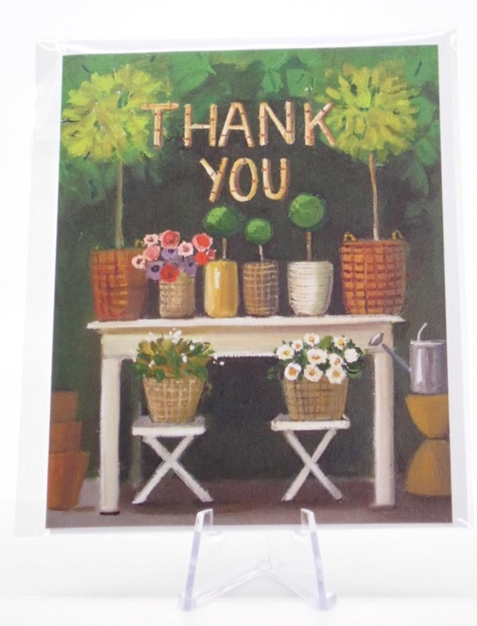 Greeting Cards, Thank You, Garden/Potted Plants