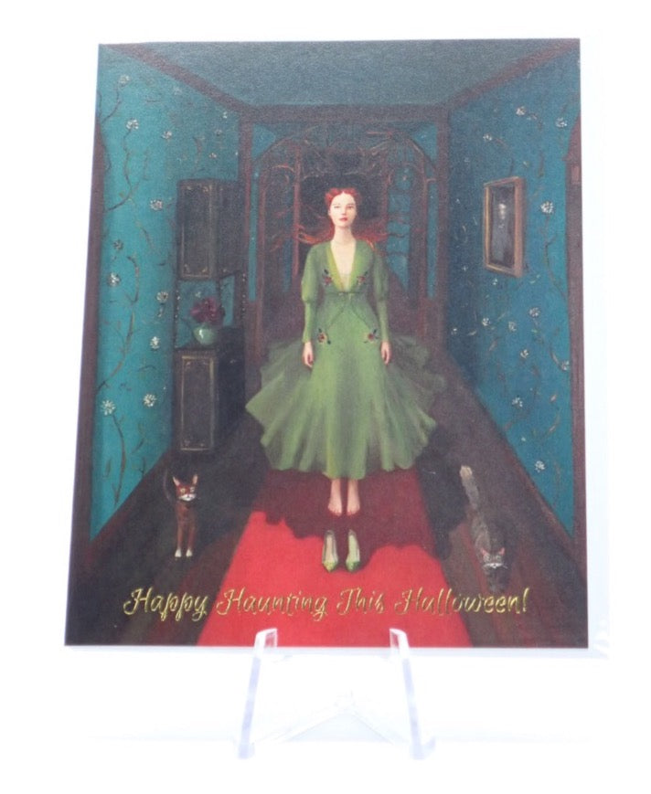 Greeting Card, Halloween, Happy Haunting