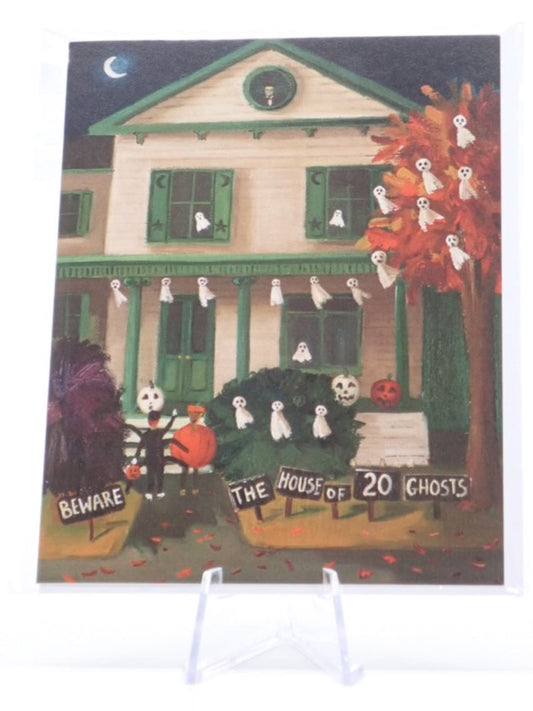 Greeting Card, Halloween, House of Twenty Ghosts