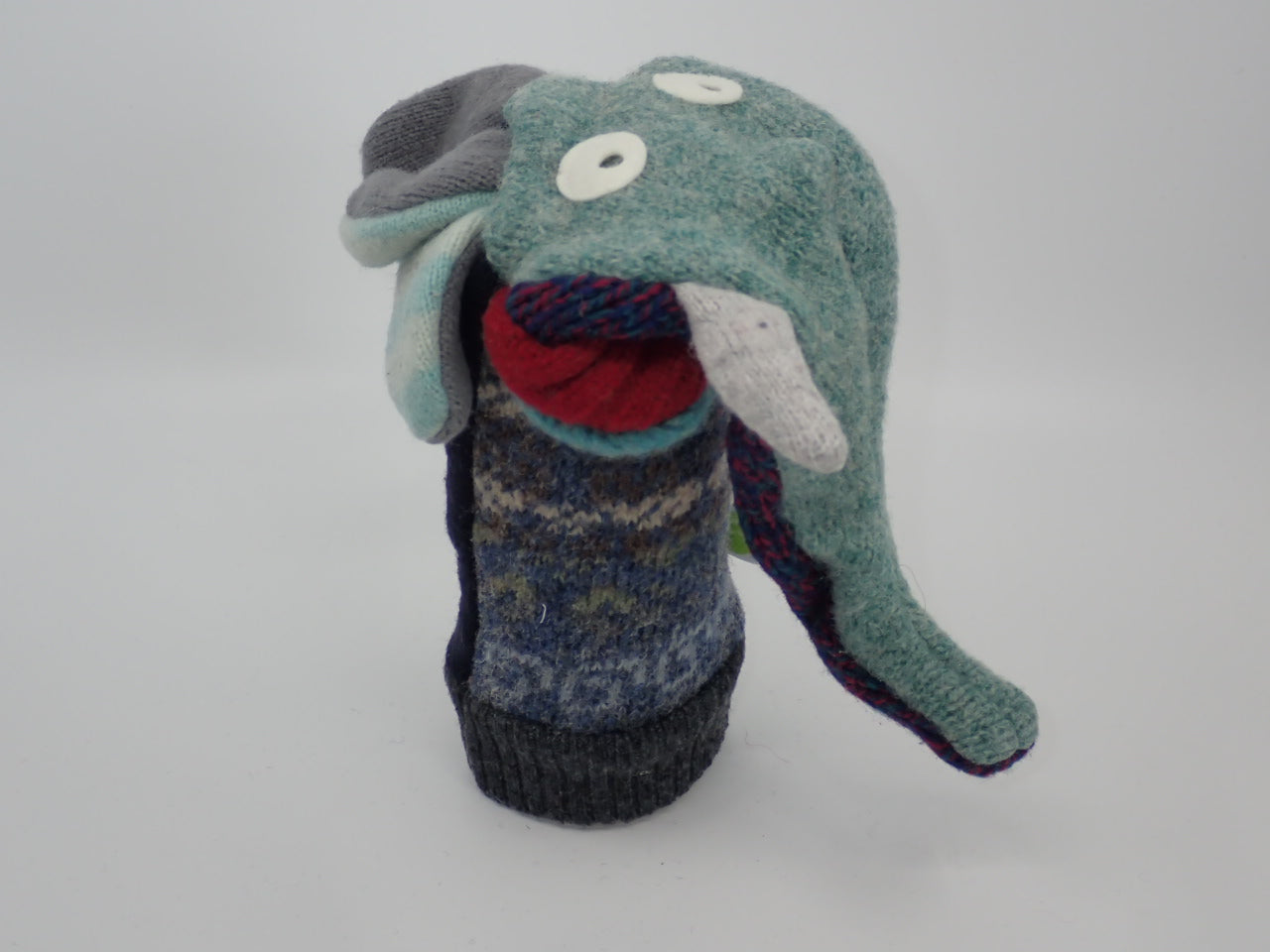 Wool Puppet, Elephant, Children, Unique Creation (+ Options)