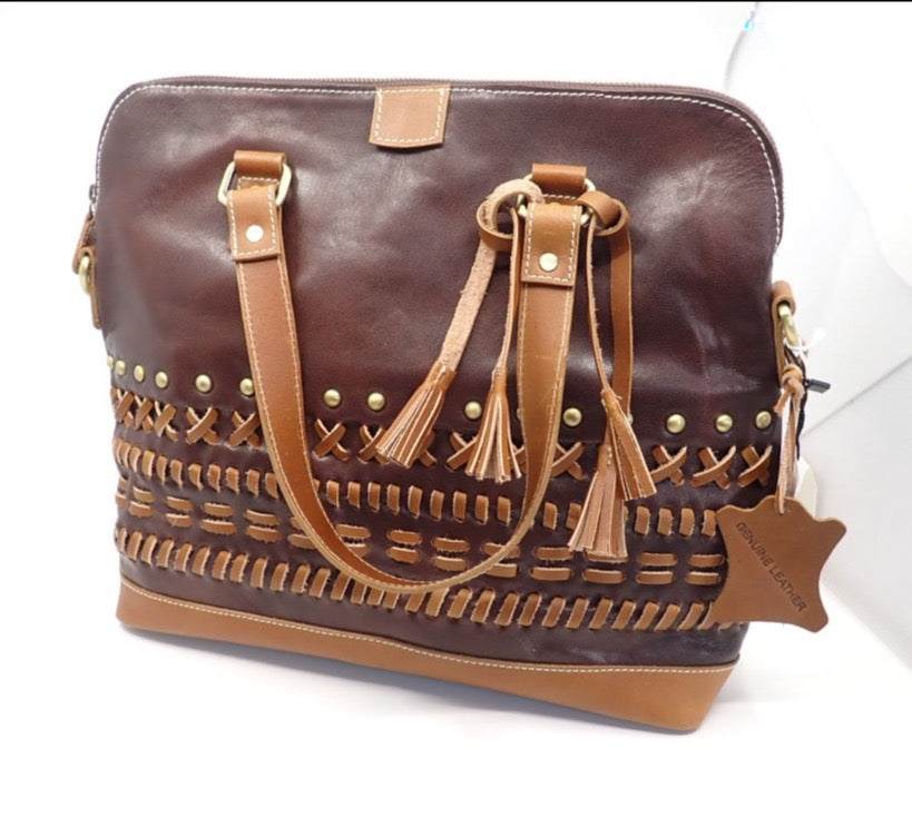 Handbag, Leather, Shoulder, Handle