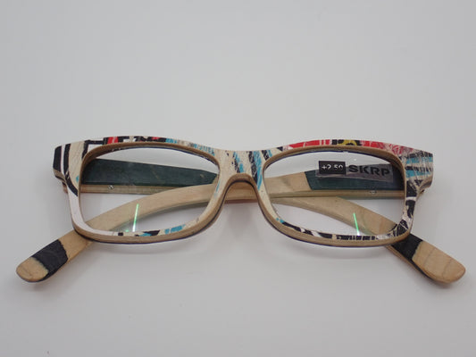 Reading Glasses, +2.50 Magnification, Recycled Skateboards (+ Options)