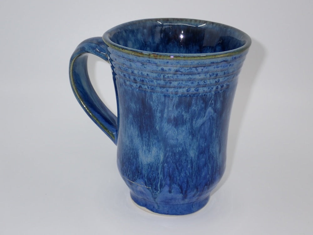 Coffee Mug, Extra-Large, Stoneware, Rushing River, Custom Glazed