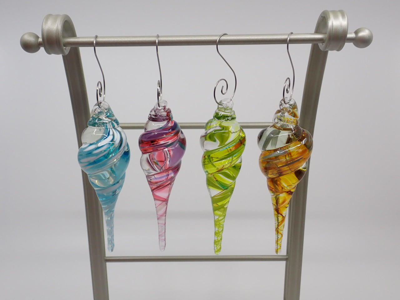 Icicle Ornaments, Glass (+ Options)