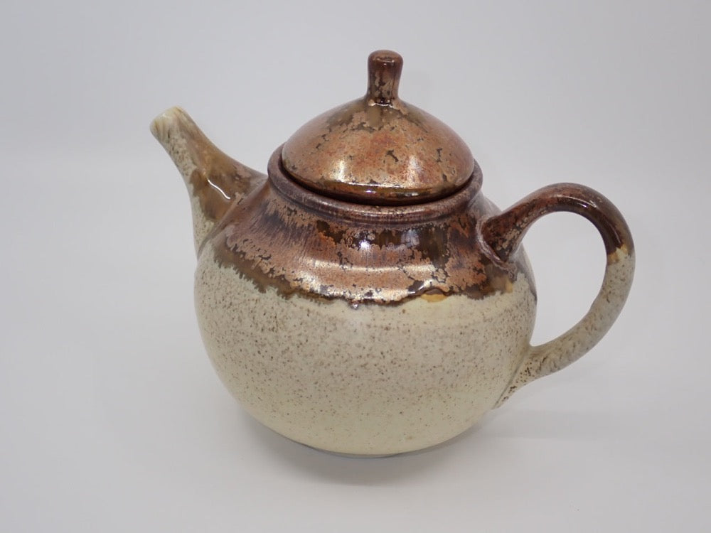 Teapot, Stoneware, Cozy Campfire, Custom Glazed