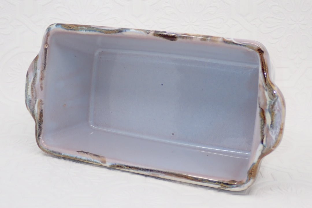 Inside, Loaf Pan, Stoneware, Ceramic Dish, Purple Murple