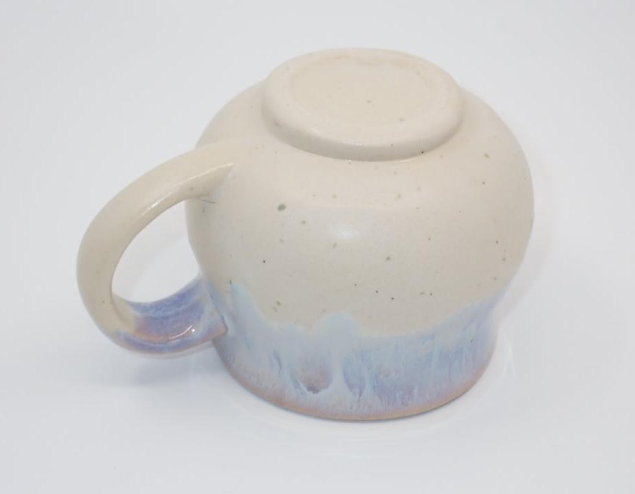 Coffee Mug, Potbelly, Stoneware, Lavender Mist, Custom Glazed