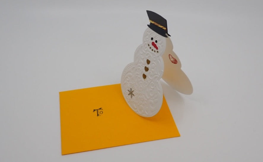 Christmas Cards, Snowman, Paper Craft