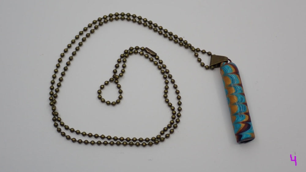 Whistles, Smooth, Polymer Clay, Necklace, Pendant (+ Options)