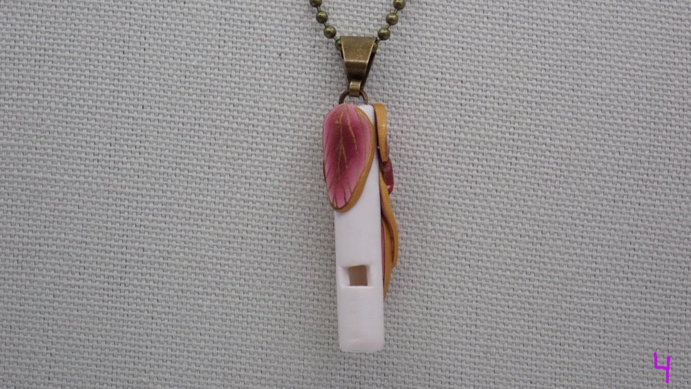 Whistles, Decorative, Polymer Clay, Necklace, Pendant (+ Options)