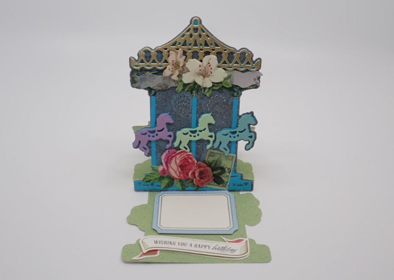 Birthday Cards, Antique Victorian Inspired, Carousel Easel