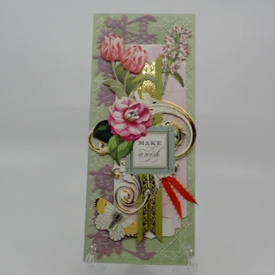 Birthday Cards, Set of 3, Victorian Inspired, Paper Craft