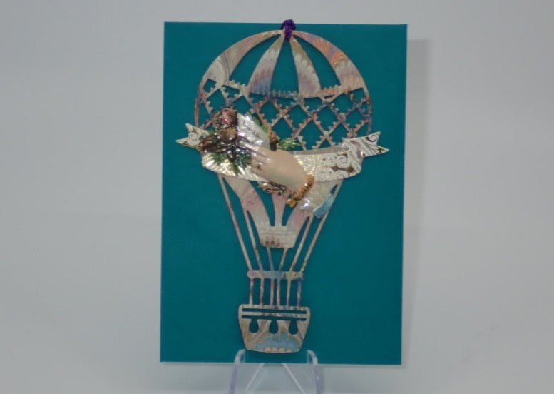 Bookmarks, Victorian Inspired, Hot Air Balloon, Paper Craft
