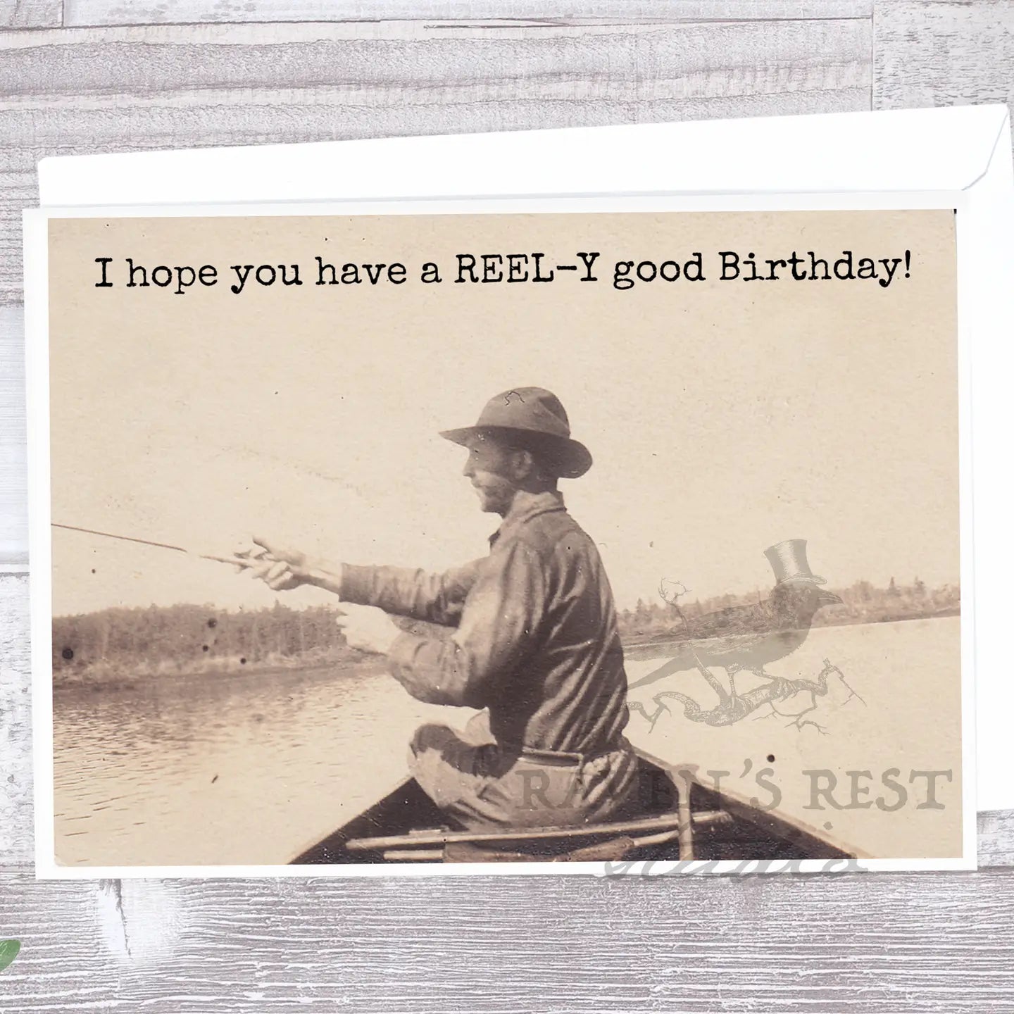 Birthday Card, Humorous, "I Hope You Have a REEL-Y Good Birthday"