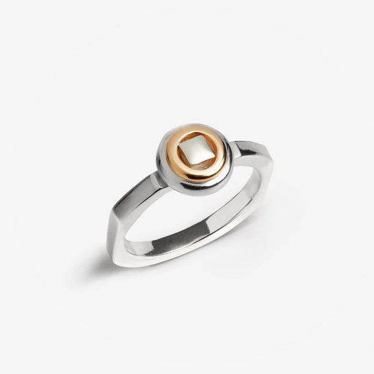 Rings, That's Me, Sterling silver, 14k Gold